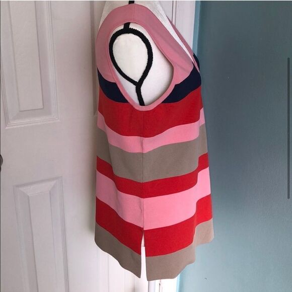 Ted Baker V-Neck Striped Tank Top - Picture 3 of 8